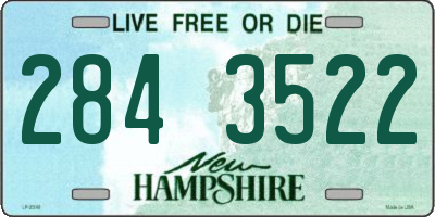 NH license plate 2843522