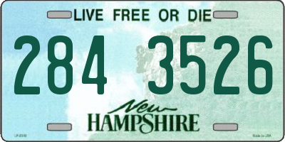 NH license plate 2843526