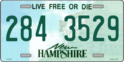 NH license plate 2843529