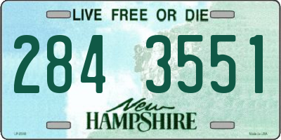 NH license plate 2843551