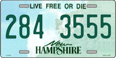 NH license plate 2843555