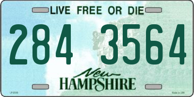 NH license plate 2843564