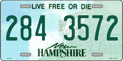 NH license plate 2843572
