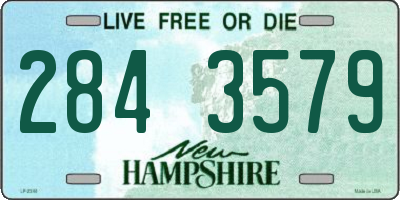 NH license plate 2843579
