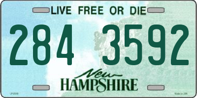 NH license plate 2843592