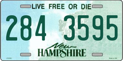 NH license plate 2843595