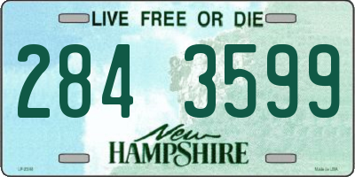 NH license plate 2843599