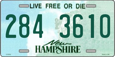 NH license plate 2843610