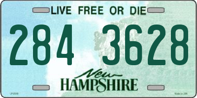NH license plate 2843628