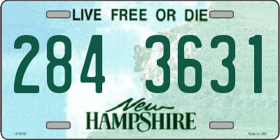 NH license plate 2843631