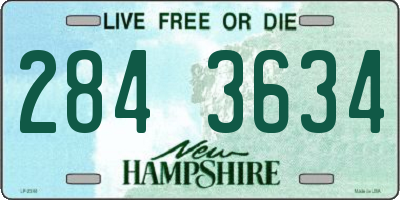 NH license plate 2843634