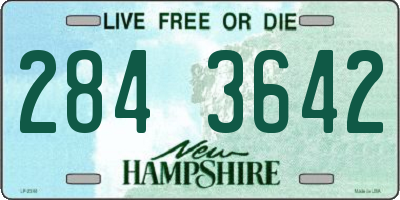 NH license plate 2843642