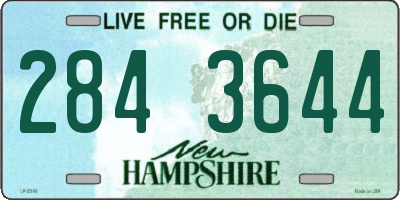 NH license plate 2843644