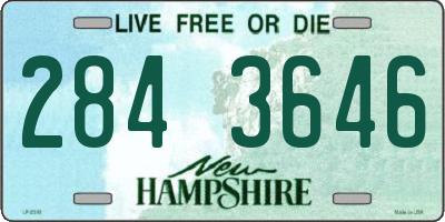 NH license plate 2843646