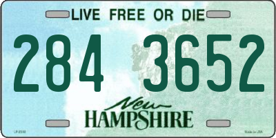 NH license plate 2843652
