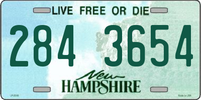 NH license plate 2843654