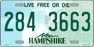 NH license plate 2843663