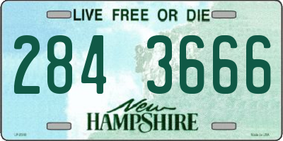 NH license plate 2843666