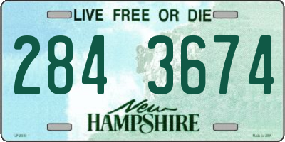 NH license plate 2843674