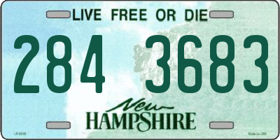 NH license plate 2843683