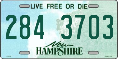 NH license plate 2843703