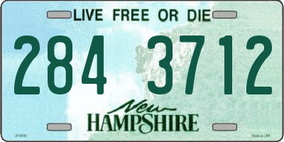NH license plate 2843712