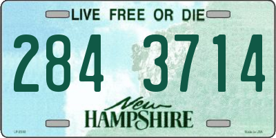 NH license plate 2843714