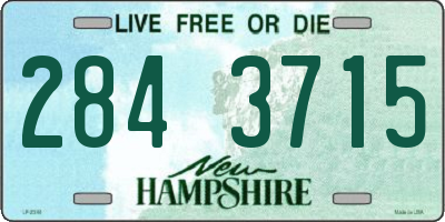 NH license plate 2843715
