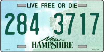 NH license plate 2843717