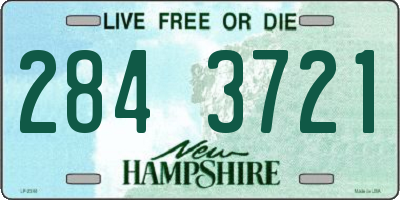 NH license plate 2843721