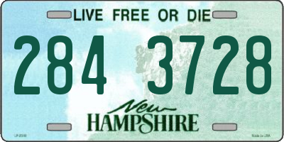NH license plate 2843728
