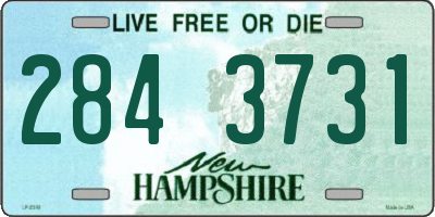NH license plate 2843731