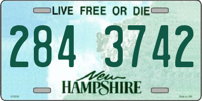 NH license plate 2843742