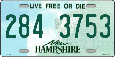 NH license plate 2843753