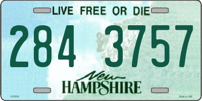 NH license plate 2843757