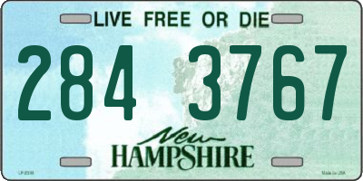 NH license plate 2843767