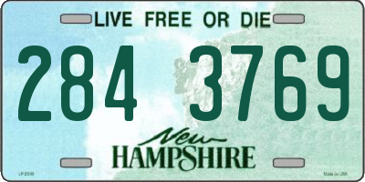 NH license plate 2843769