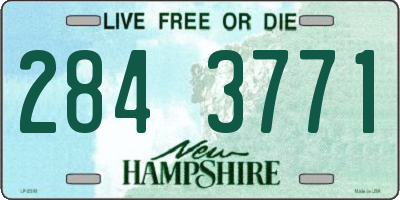 NH license plate 2843771