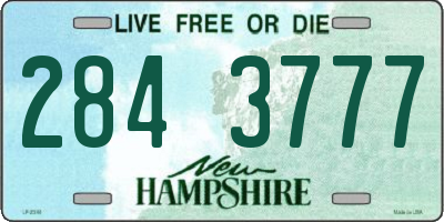 NH license plate 2843777