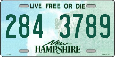 NH license plate 2843789