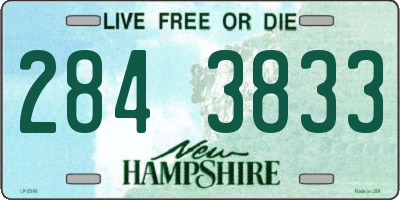 NH license plate 2843833