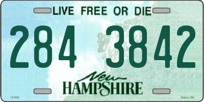 NH license plate 2843842