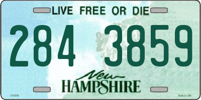 NH license plate 2843859