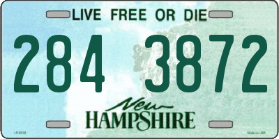 NH license plate 2843872