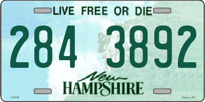 NH license plate 2843892