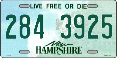 NH license plate 2843925