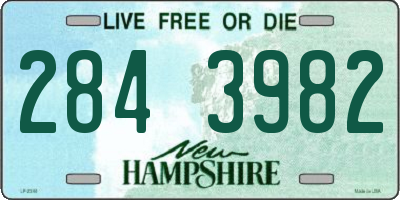 NH license plate 2843982