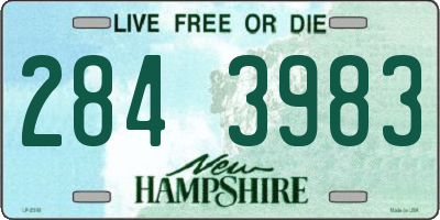 NH license plate 2843983