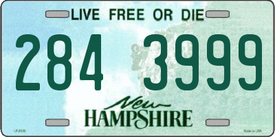 NH license plate 2843999
