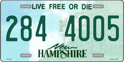 NH license plate 2844005